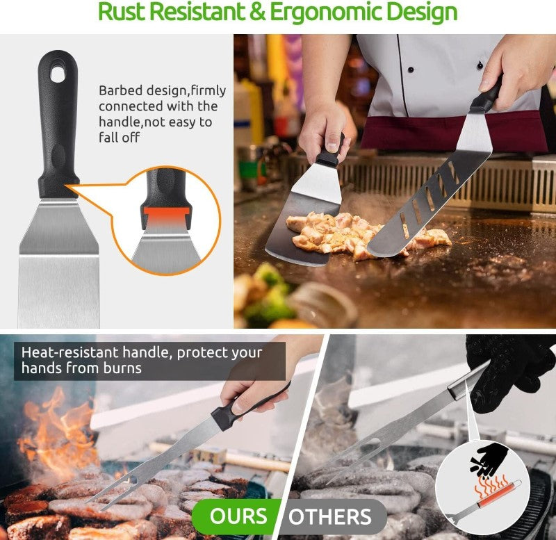 38 Piece Griddle Accessories for - BBQ Grill Accessories