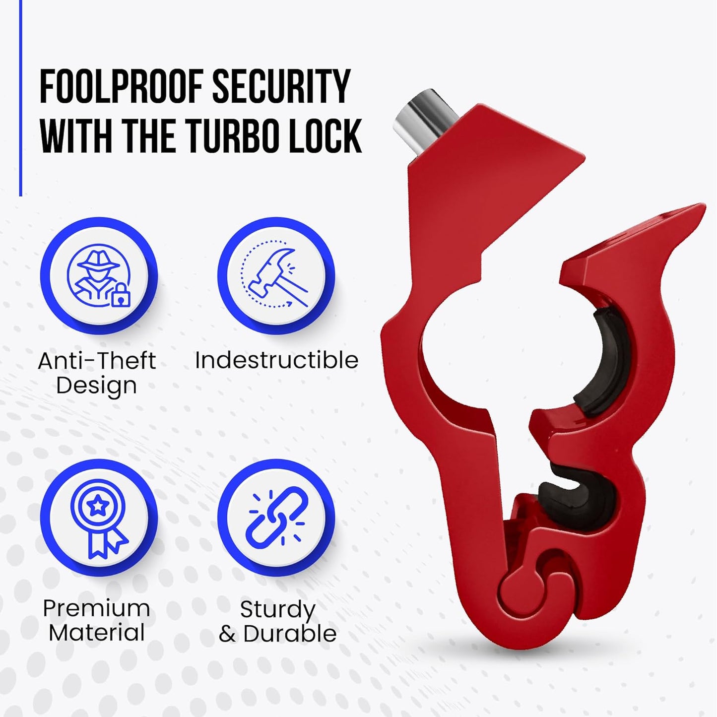 Motorcycle Lock, Scooter Grip Lock, Bike Grip Lock