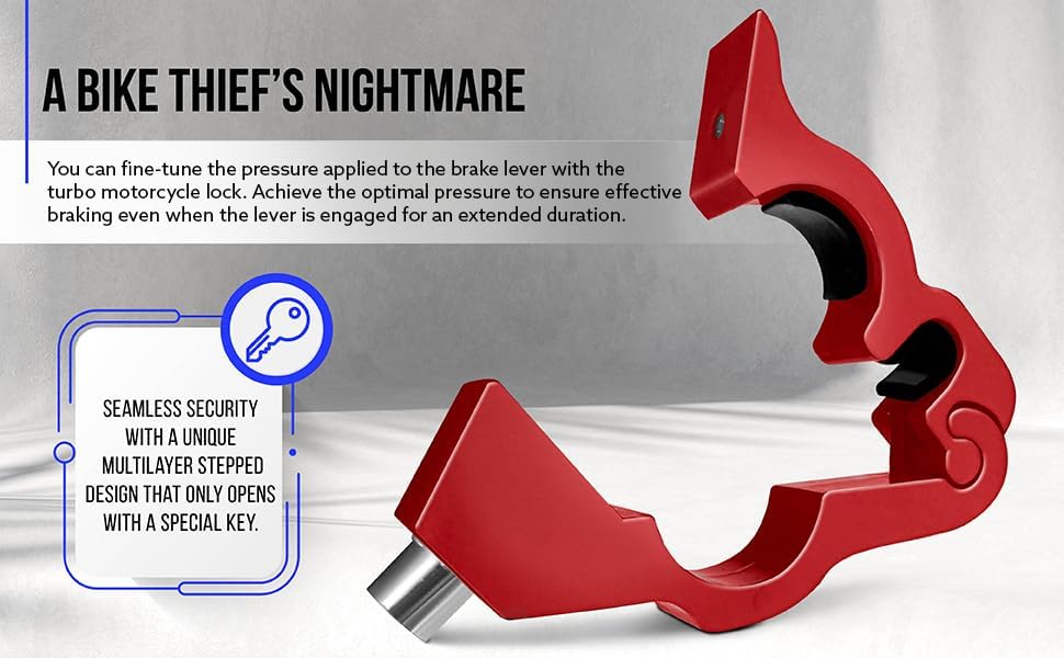 Motorcycle Lock, Scooter Grip Lock, Bike Grip Lock