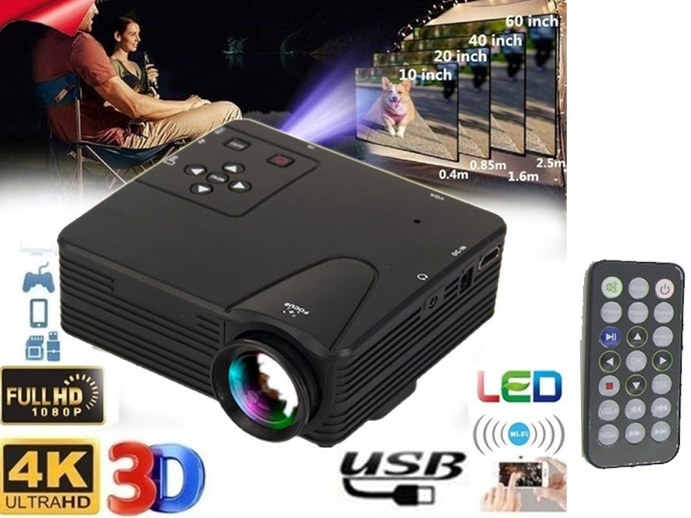 Projector, 1080P LED Video Projector