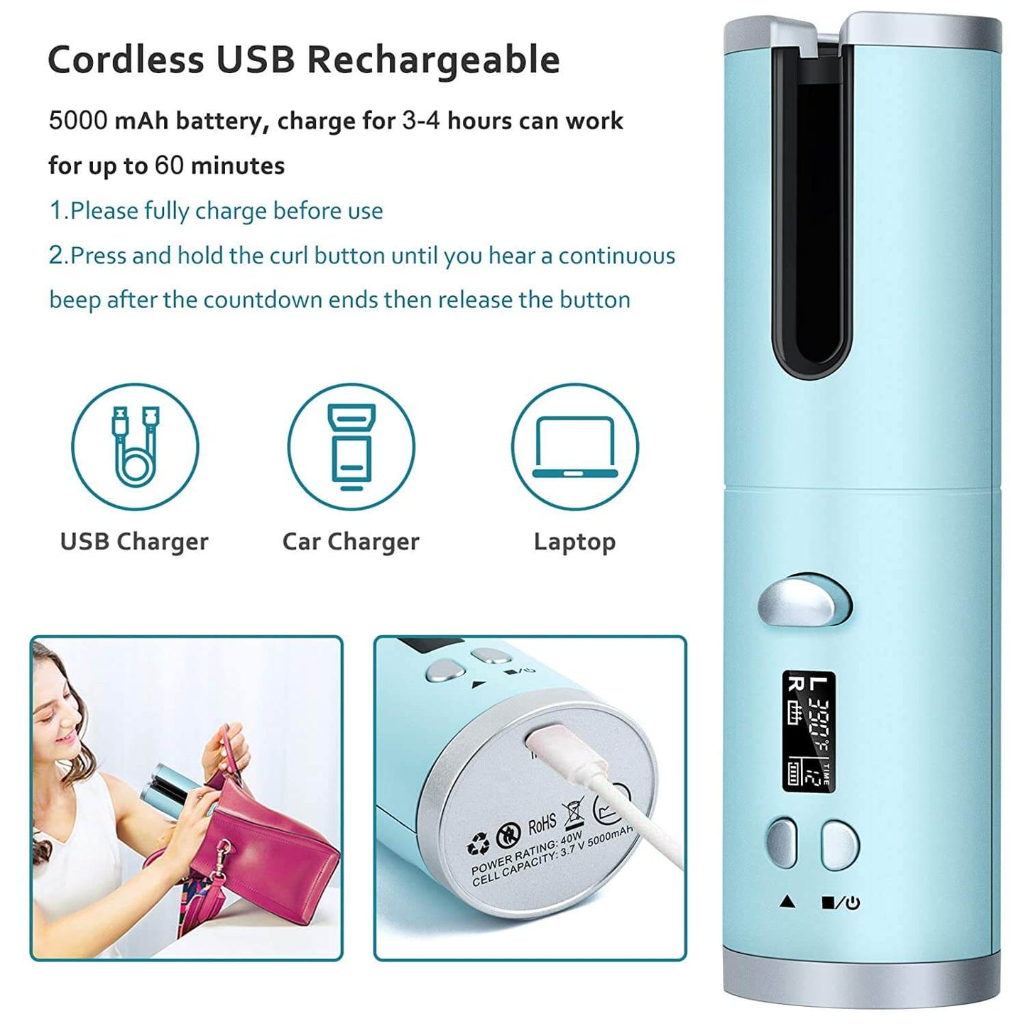 Auto Cordless Hair Curler