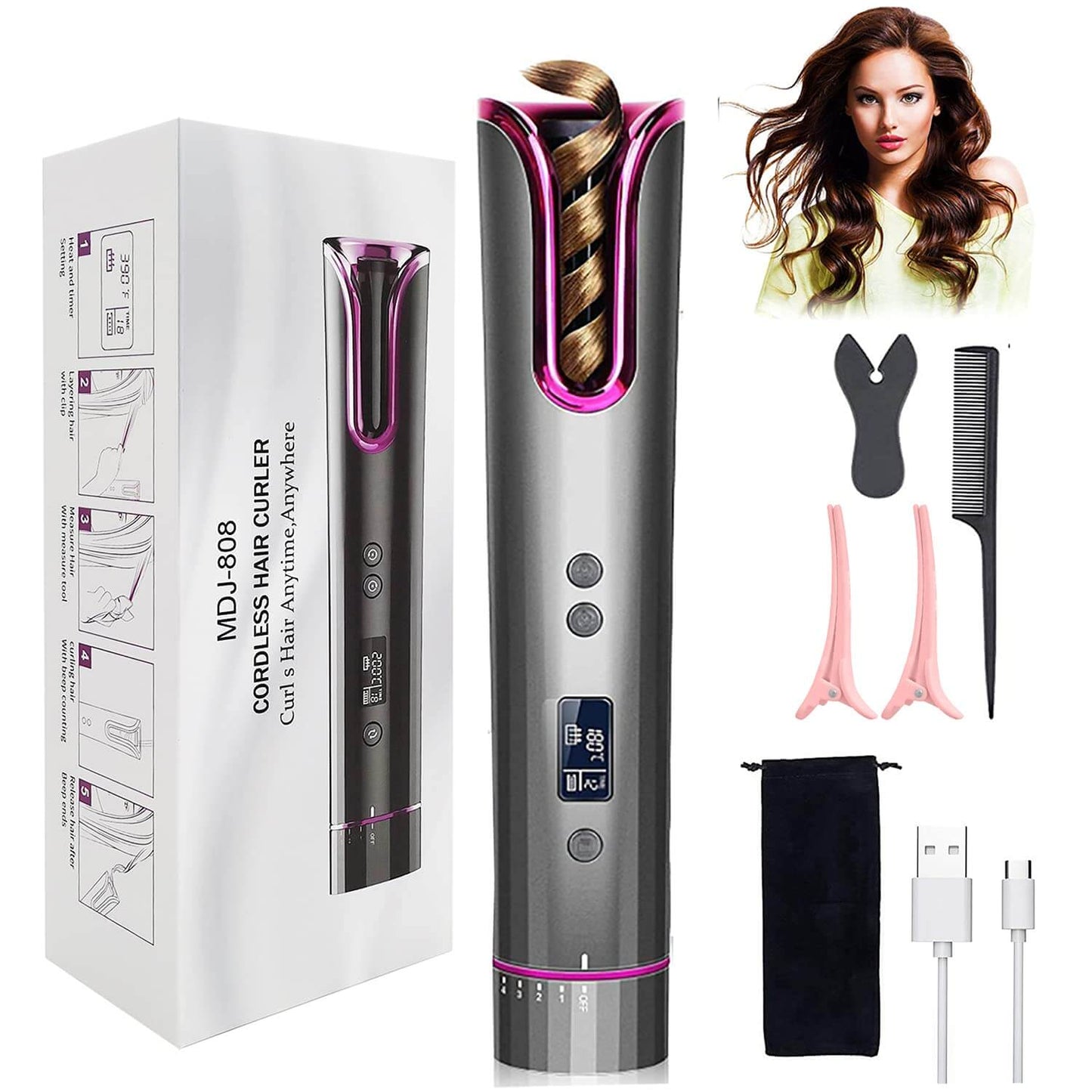 Auto Cordless Hair Curler