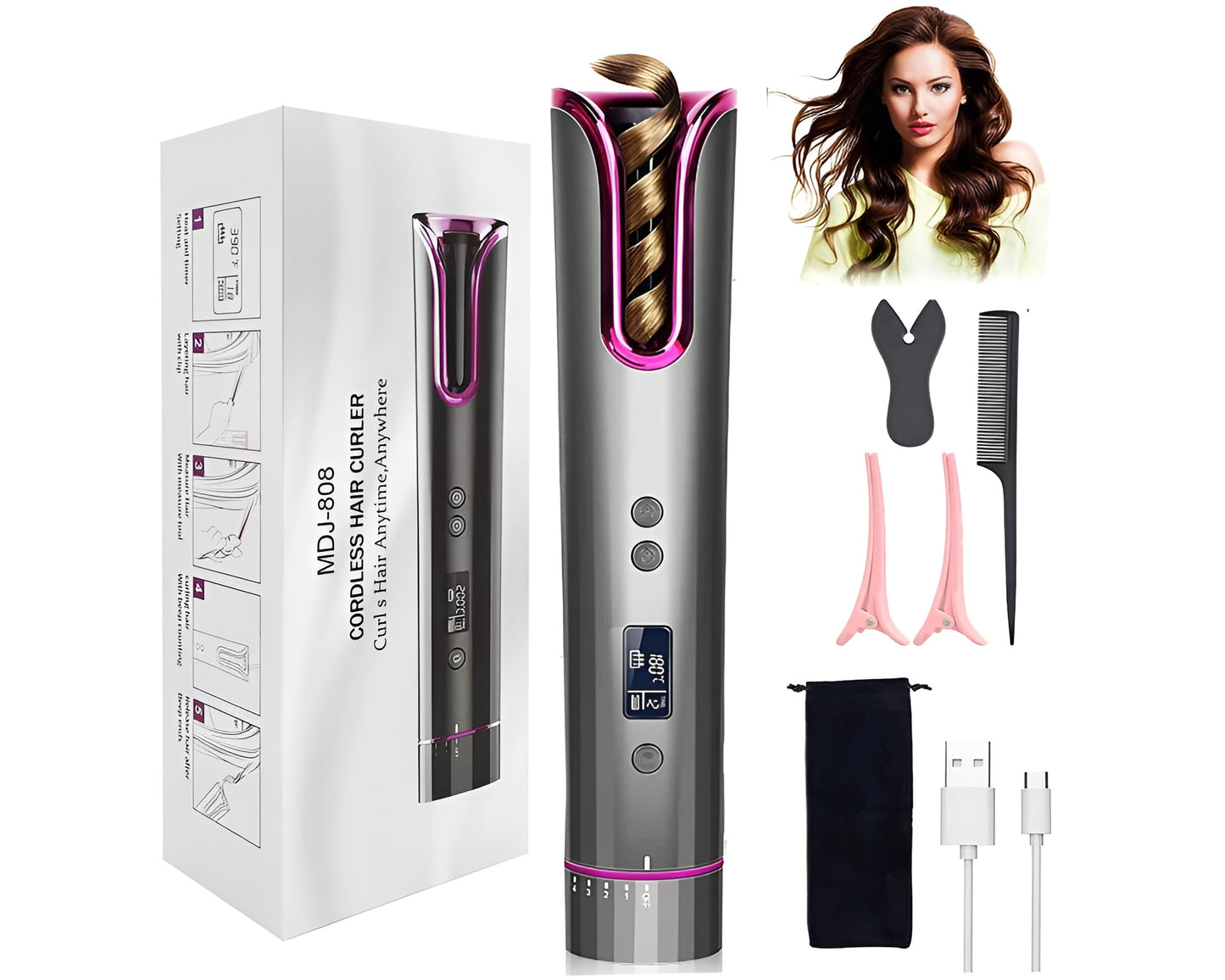 Auto Cordless Hair Curler