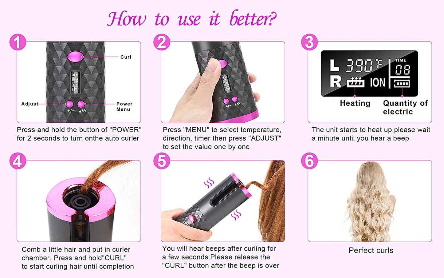 Auto Cordless Hair Curler