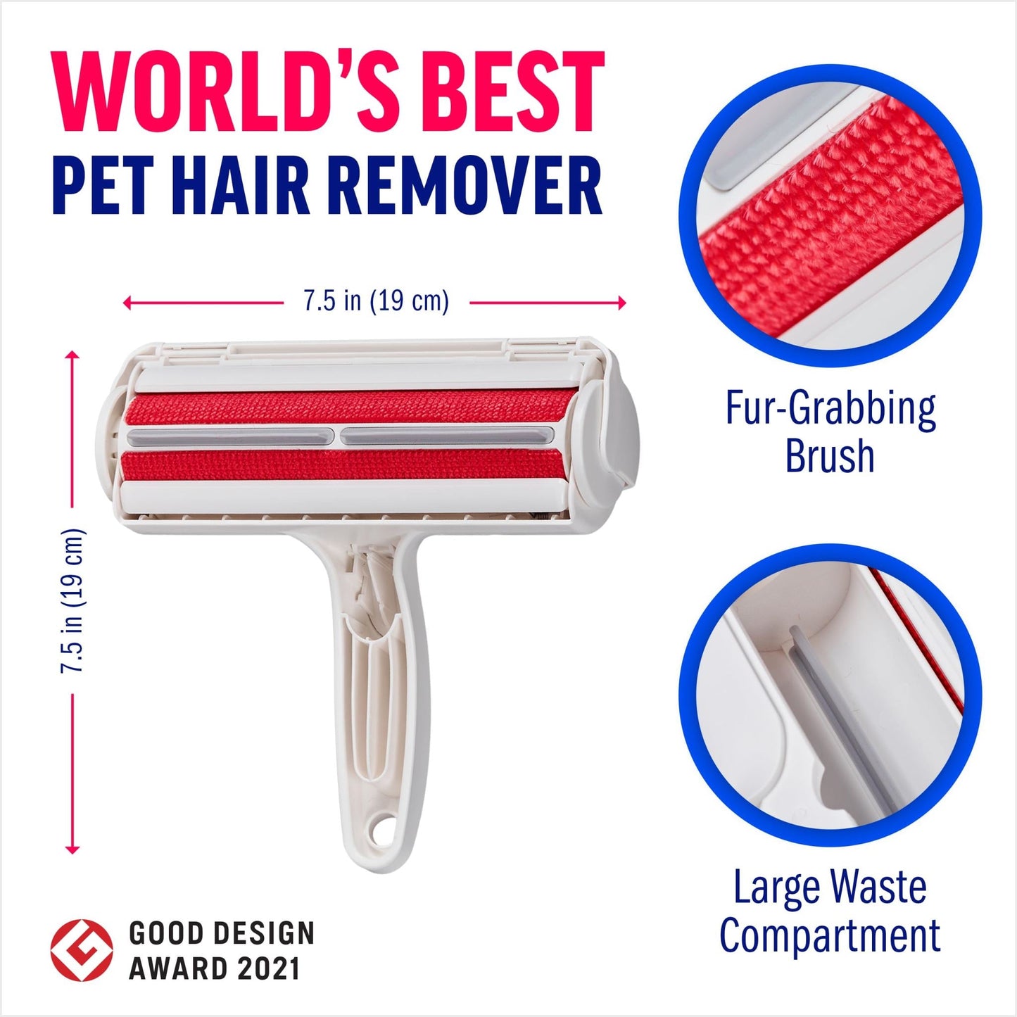 Pet Hair Remover Roller Brush