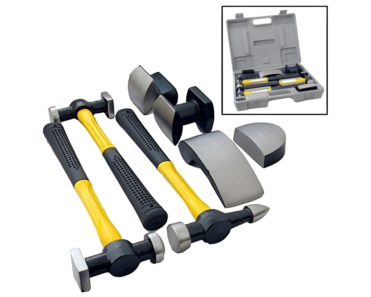 Repair Tool Hammer Dolly Set 7 Piece