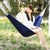 Outdoor Hammock – Portable Canvas Hammock 2 Person with Wooden Bar & Carry Bag
