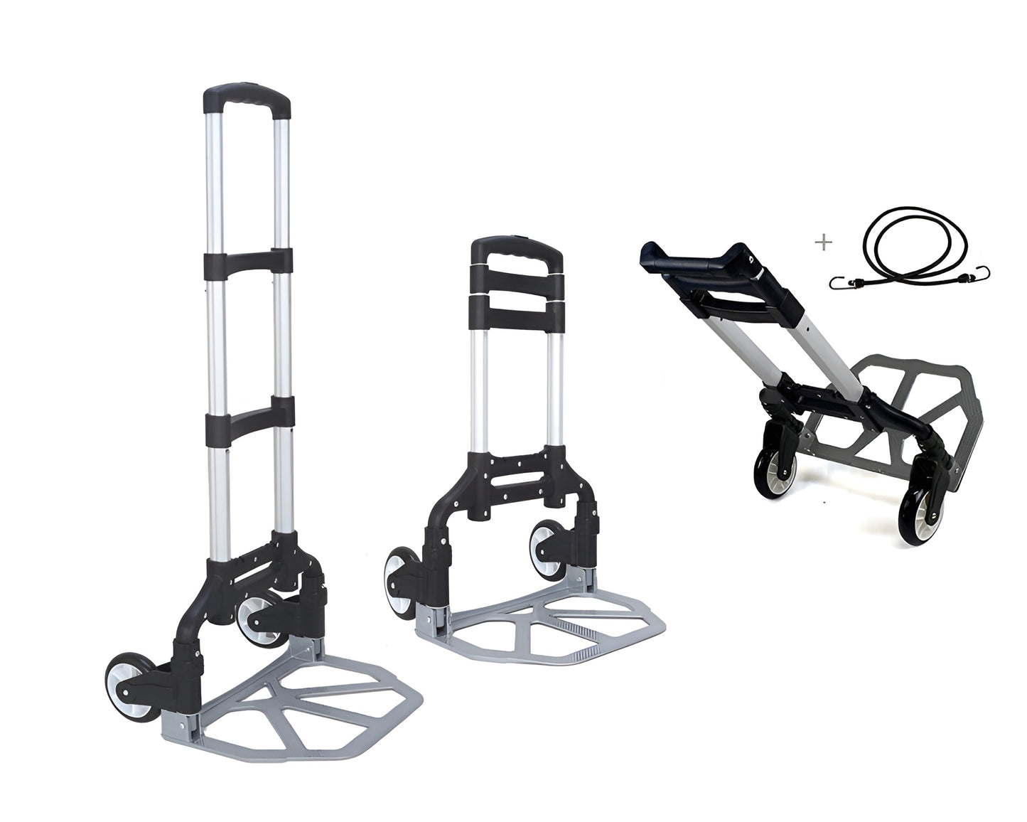 Hand Trolley Folding Aluminium Cart Luggage Trolley