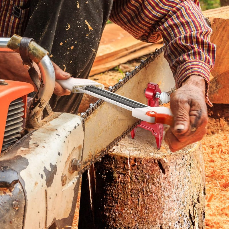 2 in 1 Easy File Chainsaw Chain Sharpener 4.8 mm with vise