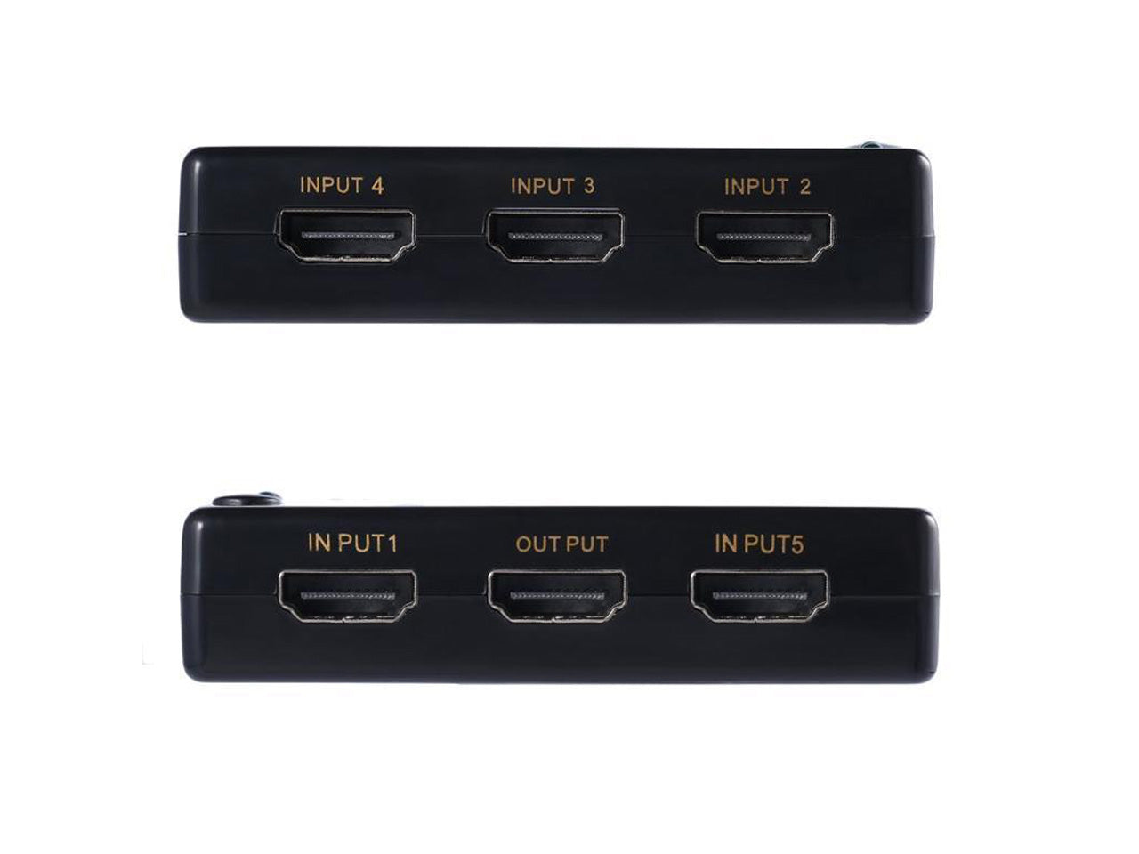 5-Port HDMI Splitter with Remote Control – 4K 3840x2160P HDMI Switcher, 1 in 5 HDMI Output for TV Box, PS3, DVD, PC