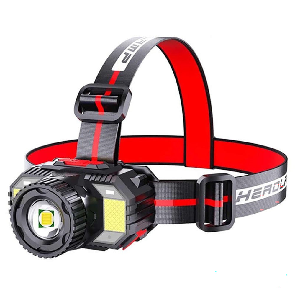 Head Torch LED Headlamp Flashlight - 1000 Lumen Multifunctional Rechargeable Work Light