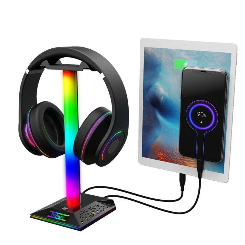 Headphone Stand with Wireless Charger Headset Holder