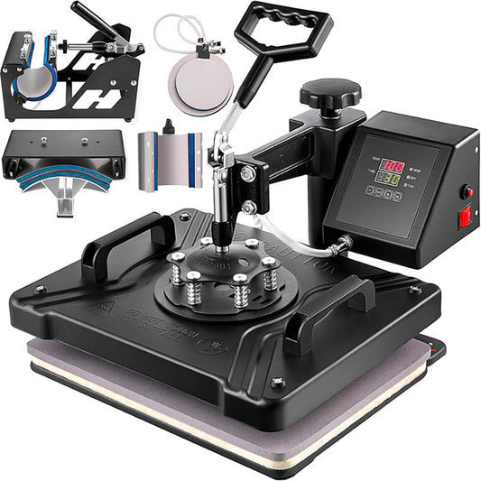 Heat Press Machine 6 in 1 - Digital T-Shirt, Mug Cap Printing Machine