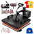 Heat Press 15x15 Inch 8 in 1 Heat Press Machine | Digital Multifunctional Sublimation Machine for T-Shirts, Hats, Mugs, Plates