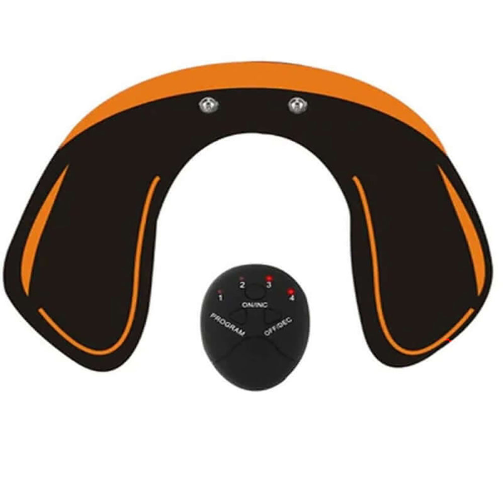 EMS Hip Trainer Muscle Stimulator - Wireless ABS Buttocks Massager with Electric Vibration for Body Slimming Gluteal Muscle Toning