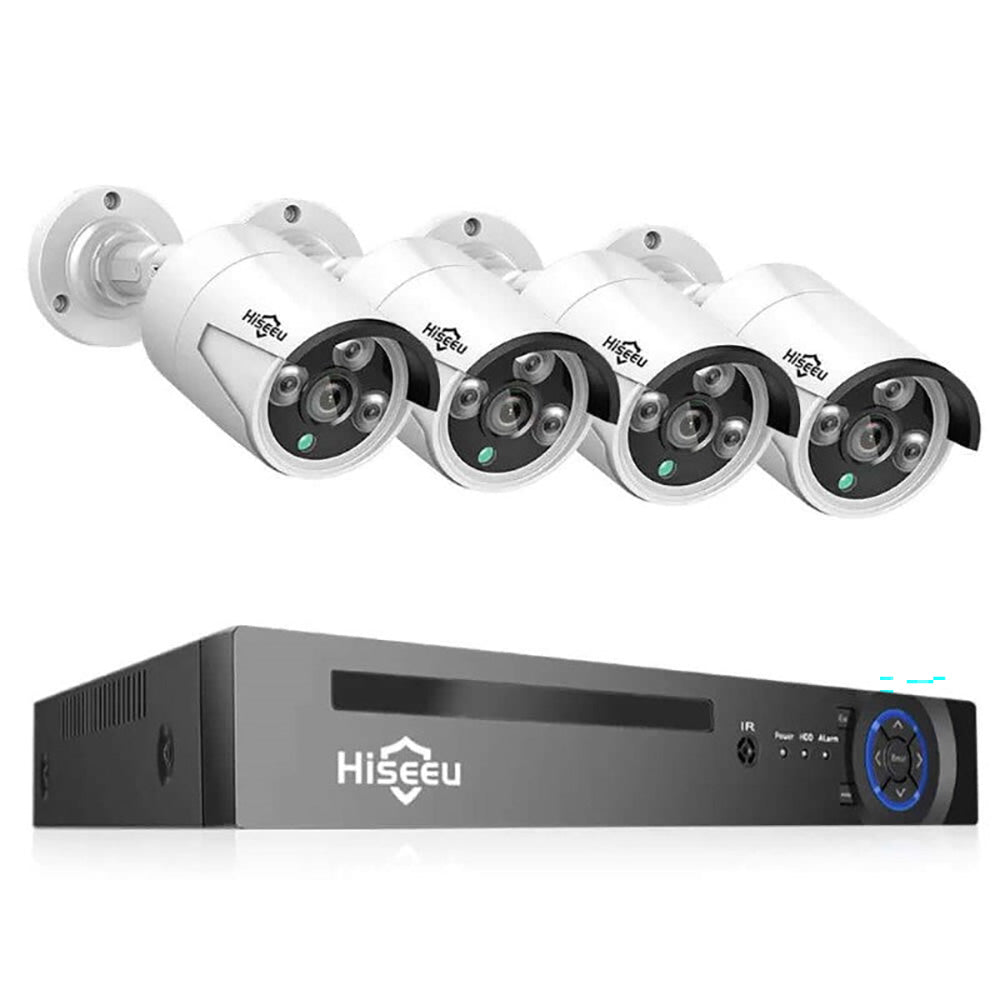 3MP POE Security Camera System NVR CCTV Surveillance Kit