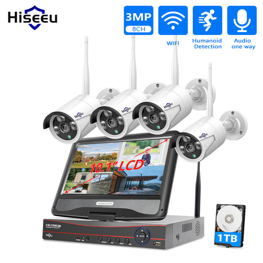 Wireless Security Camera System With Screen