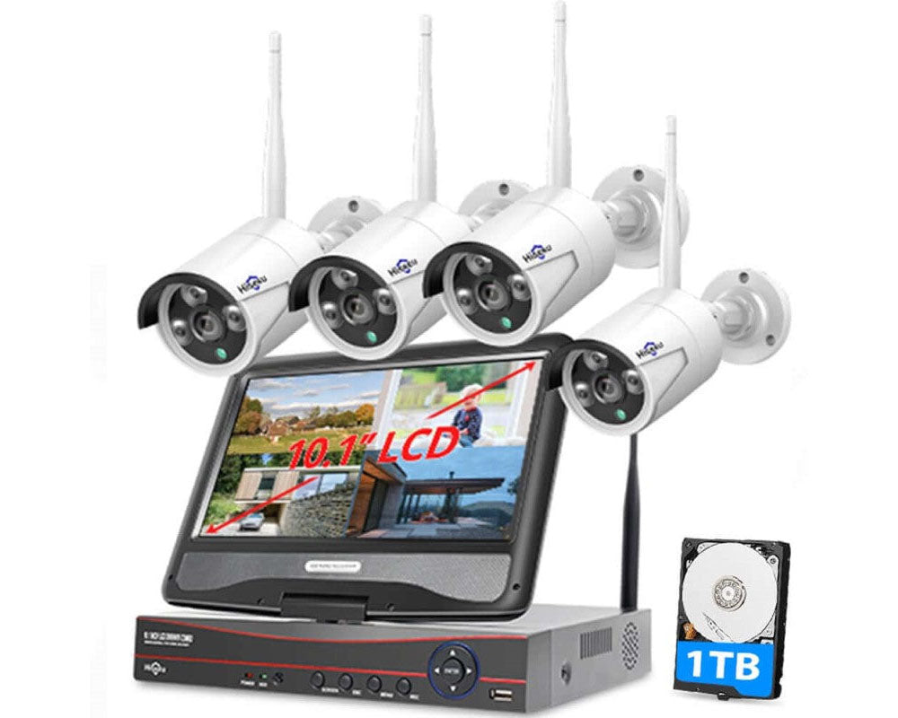 Wireless Security Camera System With Screen