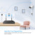 Hiseeu 2K Wireless Security Camera System Outdoor/Indoor 8 CH NVR Kit - 8Pcs 3MP WiFi Surveillance Camera for Home, Night Vision, Waterproof Bullet Camera, Motion Detection