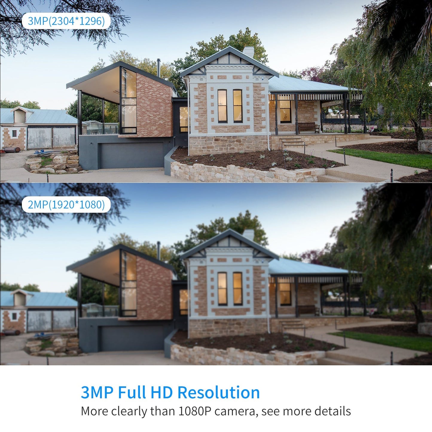 Hiseeu 2K Wireless Security Camera System Outdoor/Indoor 8 CH NVR Kit - 8Pcs 3MP WiFi Surveillance Camera for Home, Night Vision, Waterproof Bullet Camera, Motion Detection