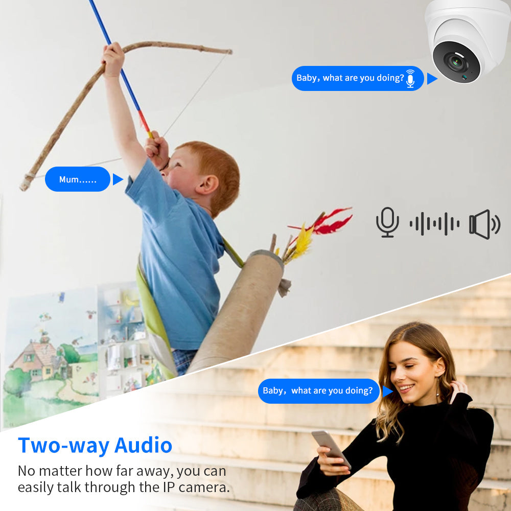 Wireless Security Camera System HD 1080P