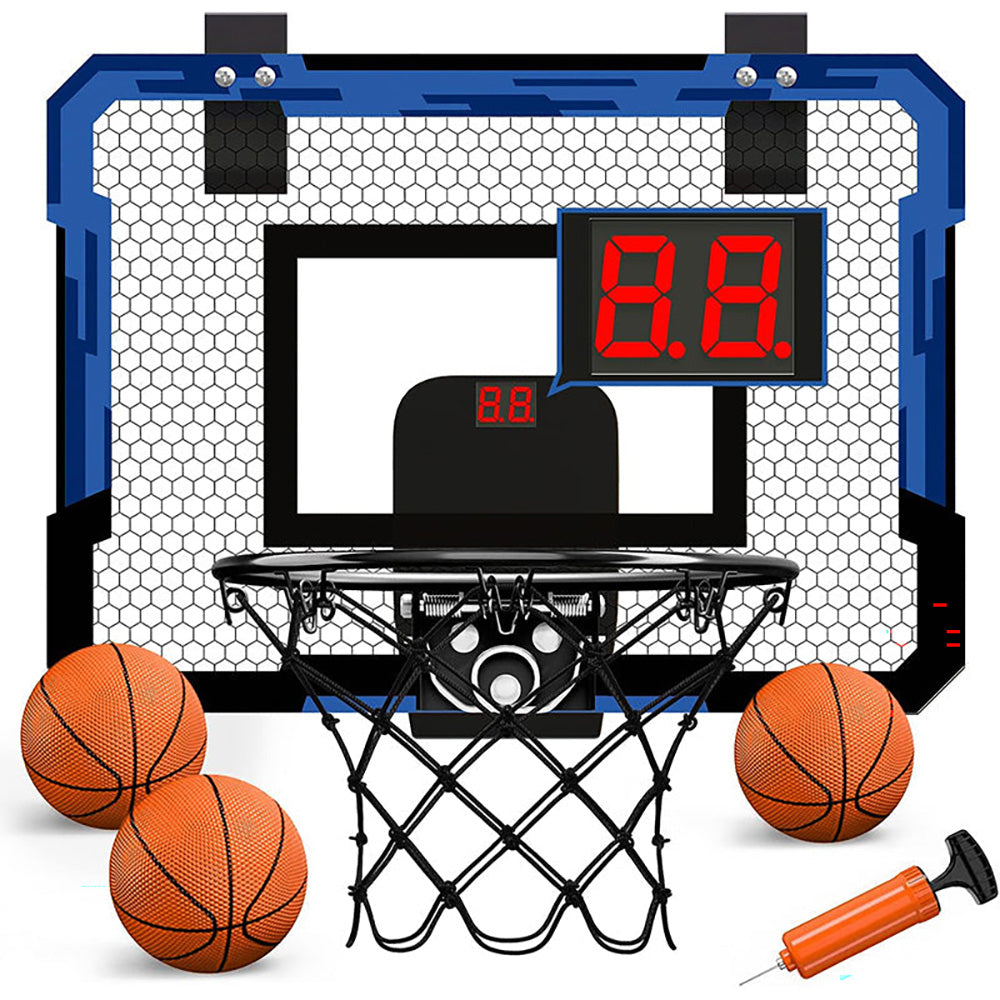 Indoor Mini Basketball Hoop with Electronic Scoreboard