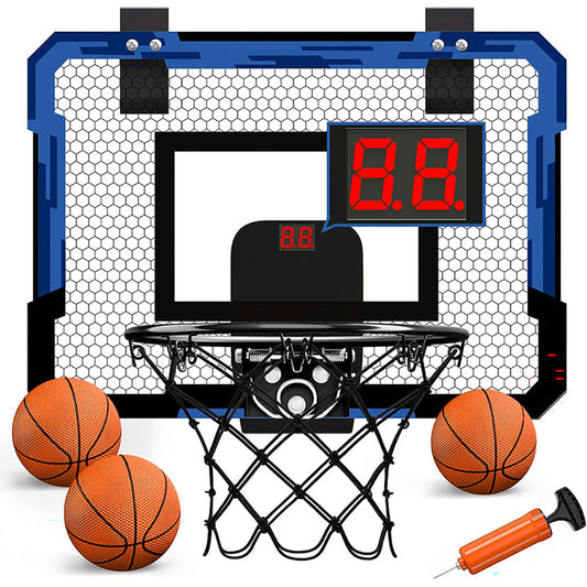Indoor Mini Basketball Hoop with Electronic Scoreboard