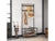 Wooden Coat Rack with Shelves Hooks by VASAGLE