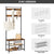 VASAGLE Coat Rack Stand Shoe Rack