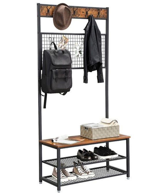 Coat Rack with Sehlves