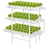 Pipe Type Hydroponic System – 3 Layers 108 Holes Soilless Culture Hydroponic Equipment for Leaf Vegetables