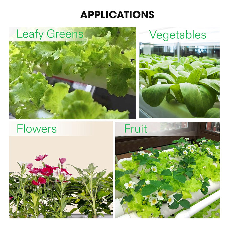 Pipe Type Hydroponic System – 3 Layers 108 Holes Soilless Culture Hydroponic Equipment for Leaf Vegetables