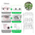 Pipe Type Hydroponic System – 3 Layers 108 Holes Soilless Culture Hydroponic Equipment for Leaf Vegetables