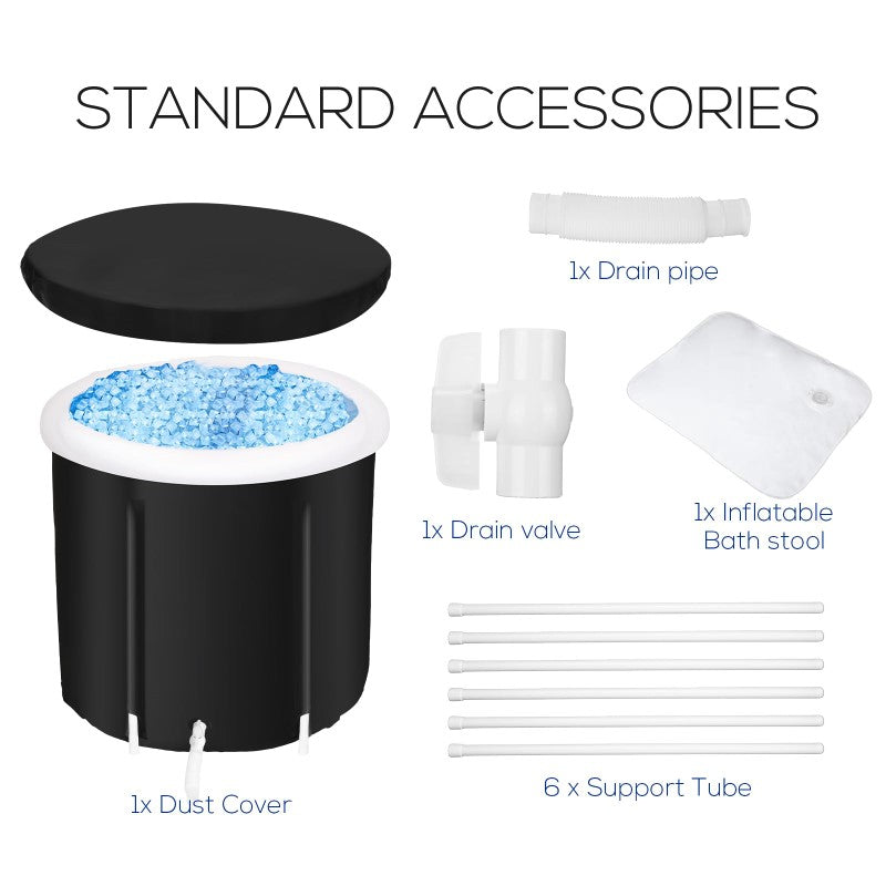 Large Ice Bath Tub with Lid