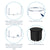 Large Ice Bath Tub with Lid