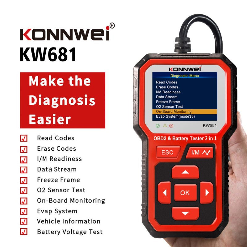 KONNWEI KW681 OBD2 Scanner