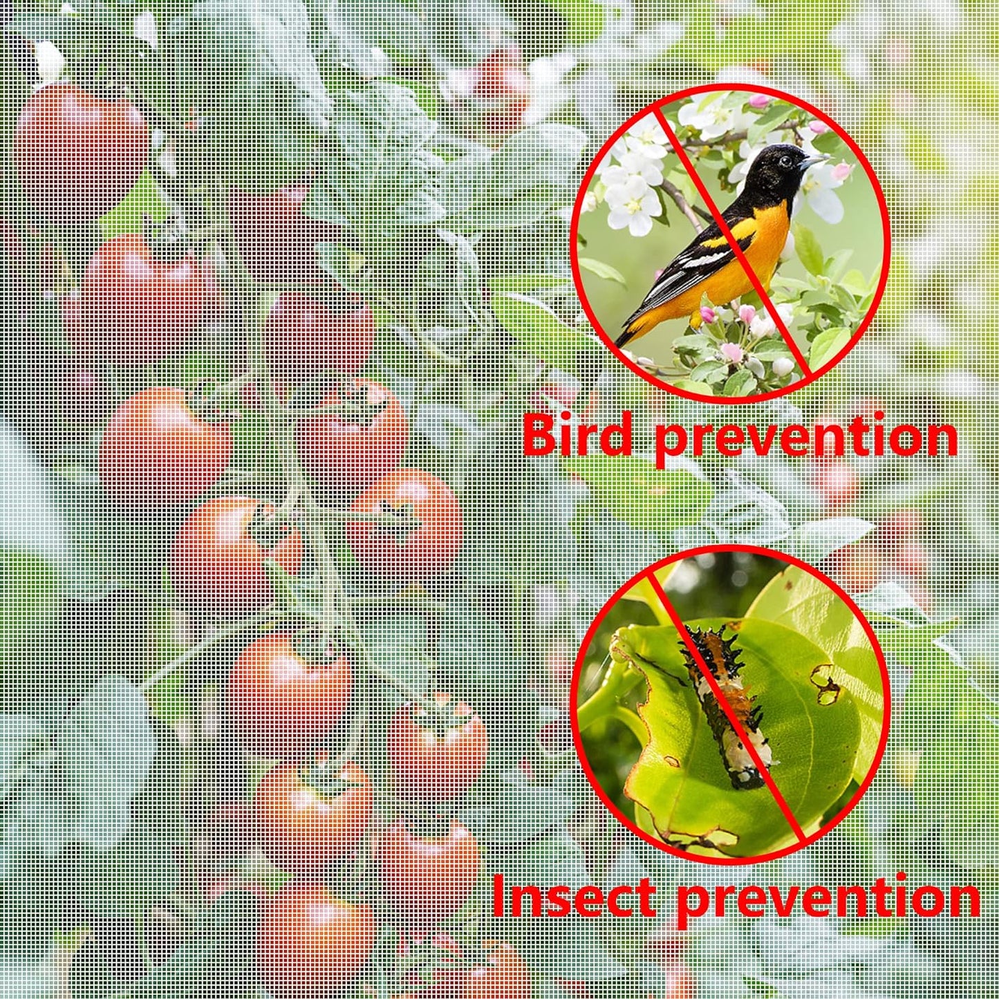 Garden Netting Plant, Covers Insect Barrier Mesh Bird Nettings