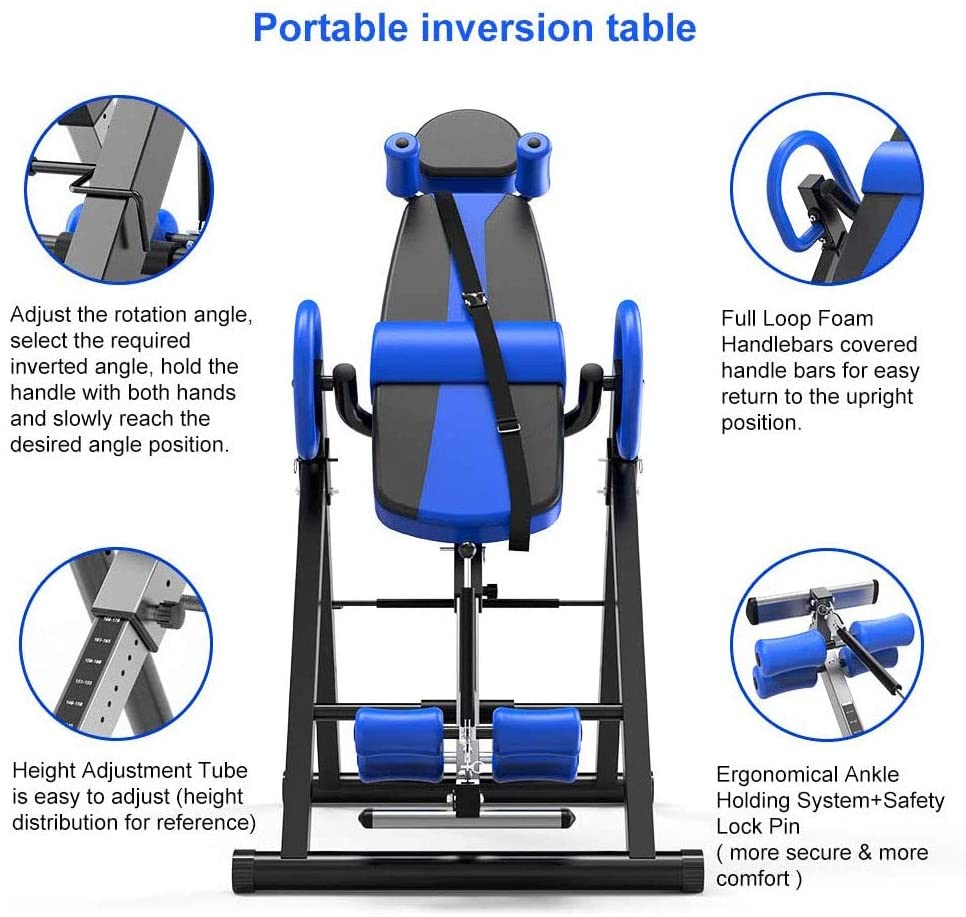 Inversion Table Heavy Duty Inversion Table Back Pain Relief