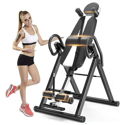 Inversion Table Back Pain Relief - Foldable Gravity Therapy Table