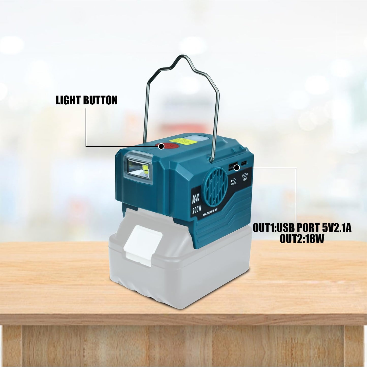 200W Power Inverter for Makita 18v Battery