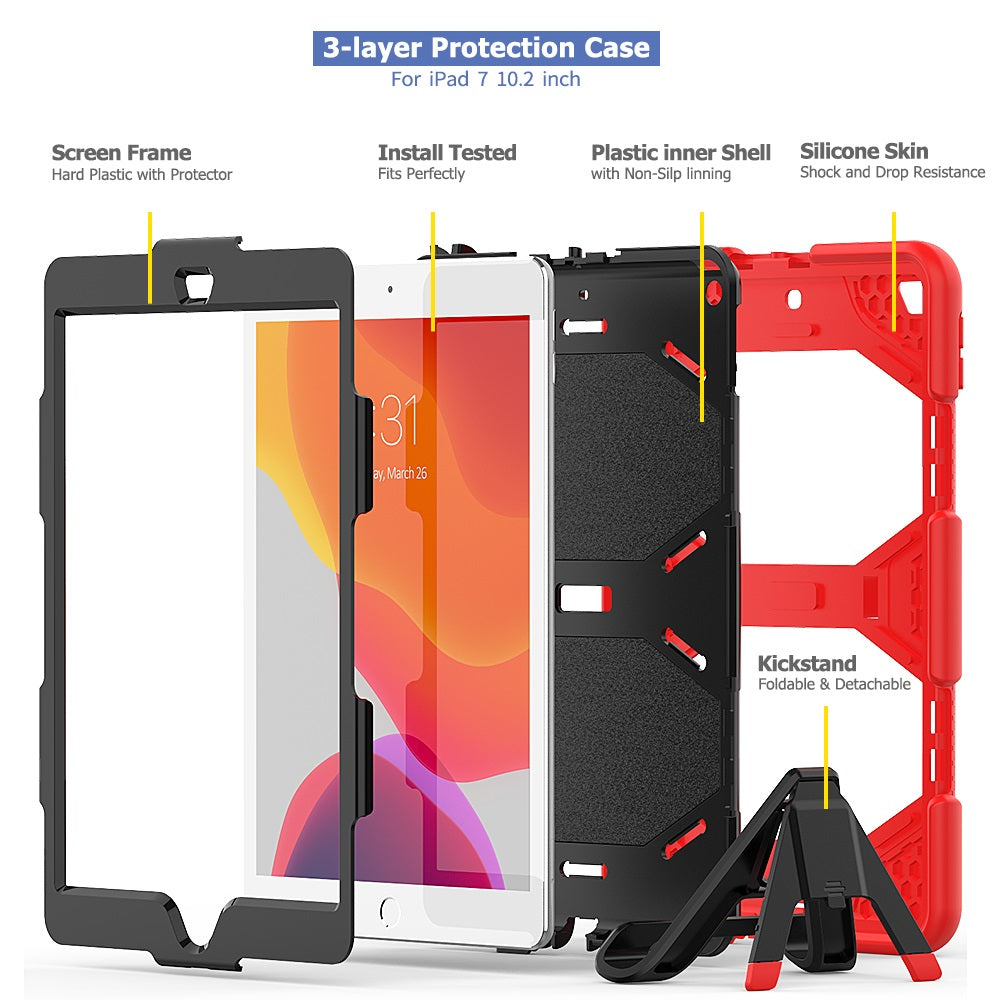 iPad 10.2 Case – Rugged iPad 10.2 Case for Kids Shockproof