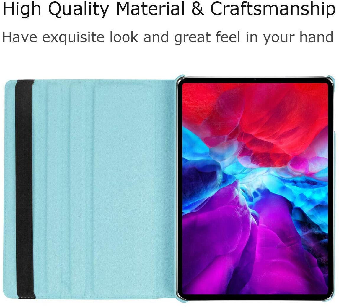 Case Cover For iPad Air 4, 360 Degree Rotating Stand PU Leather