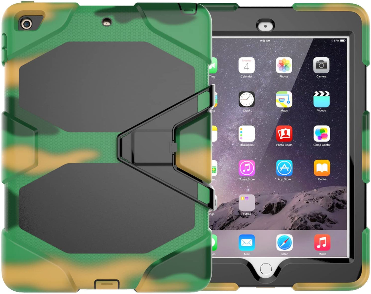 iPad Air 2 Case Shockproof iPad Air 2 Case Armor Kid Safe Cover