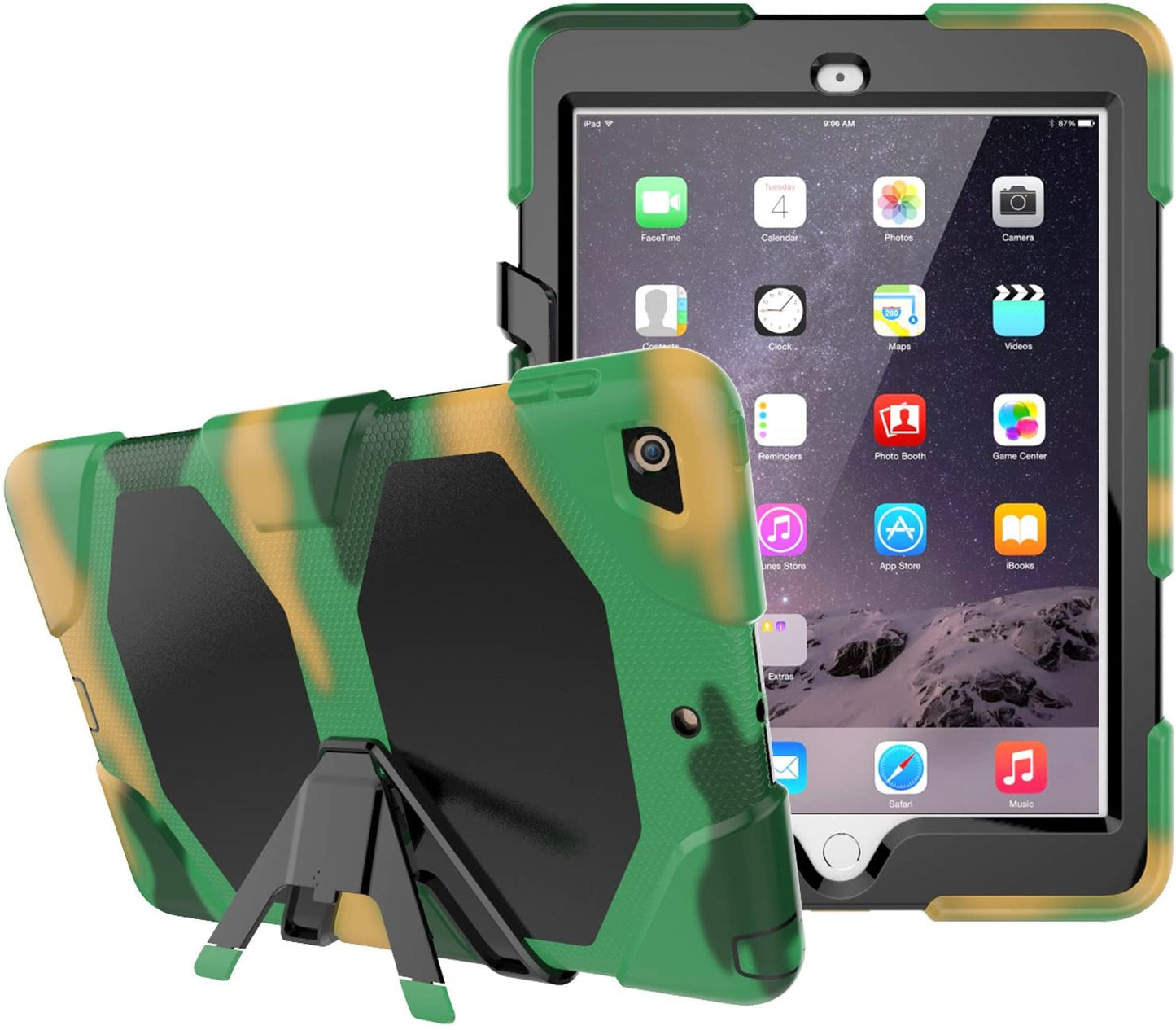 iPad Air 2 Case Shockproof iPad Air 2 Case Armor Kid Safe Cover