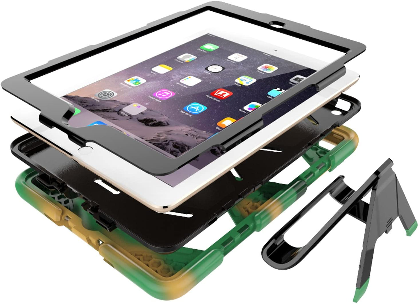 iPad Air 2 Case Shockproof iPad Air 2 Case Armor Kid Safe Cover