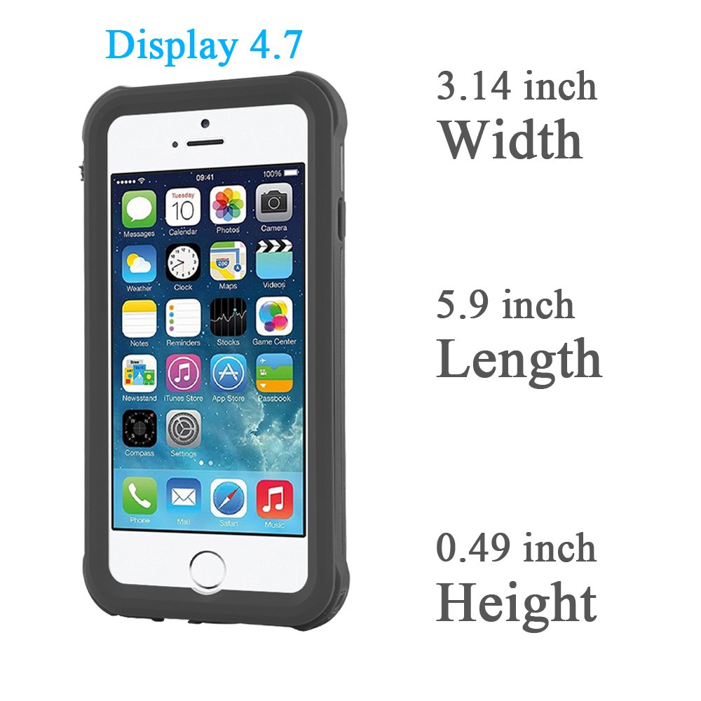 iPhone 6 Case Waterproof – Full Sealed iPhone 6 Case with IP68 Protection & Wireless Charging