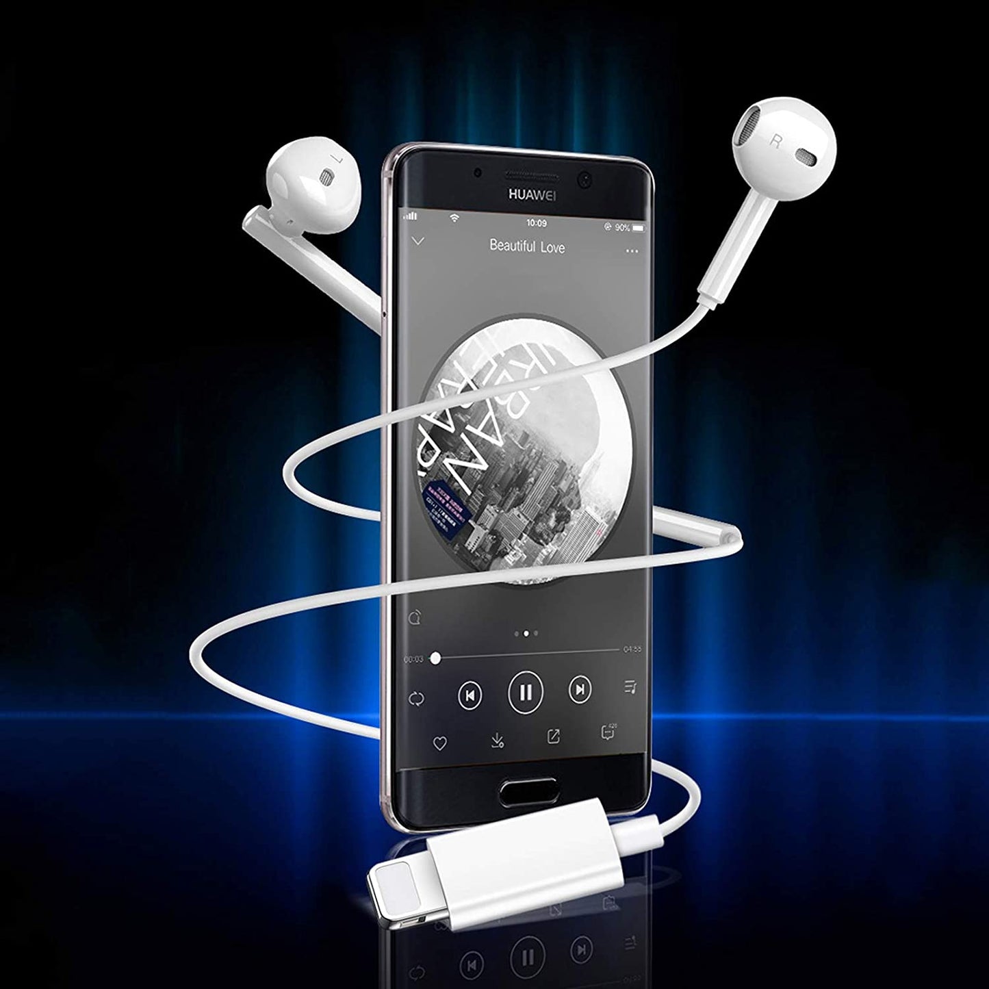 Aftermarket Earbuds Lightning Headphones for iPhone