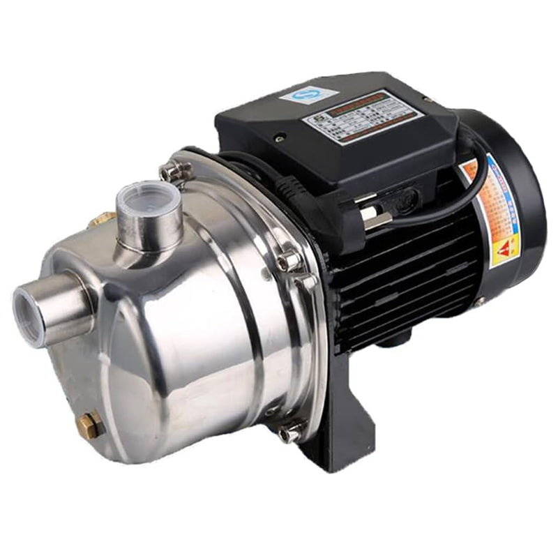 BJZ100E - Stainless Steel Jet Pump for Large Homes – 1 HP Power, Automatic Pressure Control