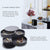 4-Layer Rotatable Jewelry Storage Box with Lid -Black