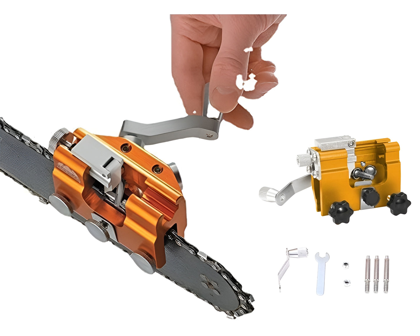 Chainsaw Sharpener Power Tool Parts Chain Grinder Aluminum Alloy Chainsaw Sharpener